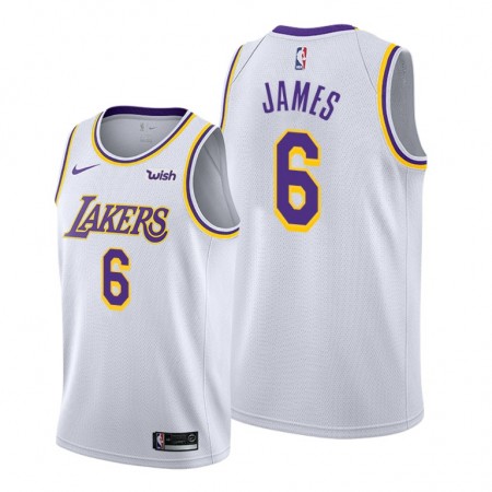 Maillot Basket Los Angeles Lakers LeBron James 6 Nike 2021-22 Association Edition Swingman - Homme